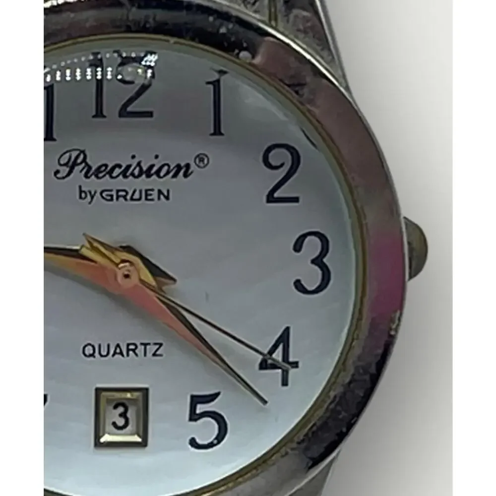 Gruen Precision Ladies Analog Quartz Watch New Battery - Picture 4 of 6